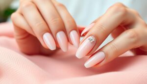 Delikatne letnie paznokcie w pastelowych kolorach z minimalistycznymi zdobieniami