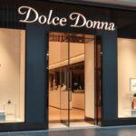 Logo i sklep flagowy marki Dolce Donna z elegancką witryną