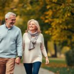 Para trzymająca się za ręce podczas spaceru, symbolizująca udane małżeństwo