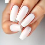 Paznokcie w stylu Glazed Donut z manicure hybrydowy jasne kolory